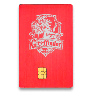 tarjeta metalizada gryffyndor