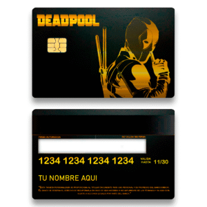 deadpool negra dorada double