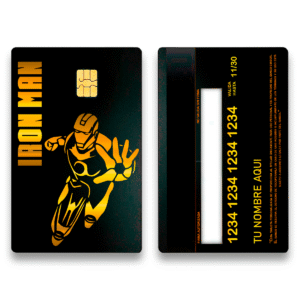 iron man negro dorado double